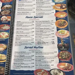 Burritos, specials