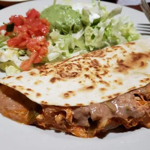 Quesadilla Mexicana with chicken