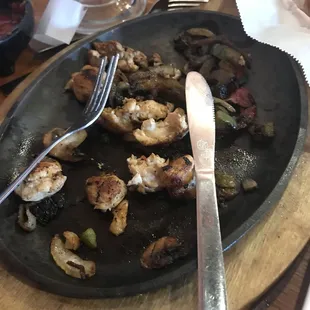 Lunch chicken fajitas