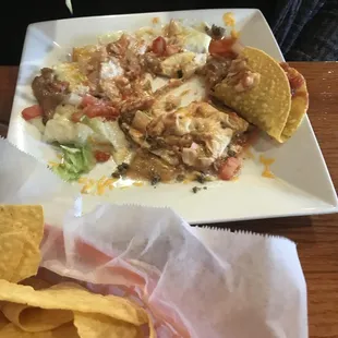 Ala carte taco and burrito