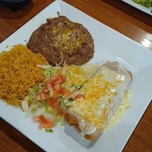 two plates of mexican food