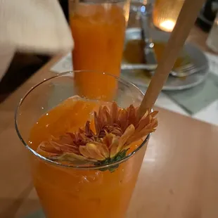 Carrot based cocktail...fire!!