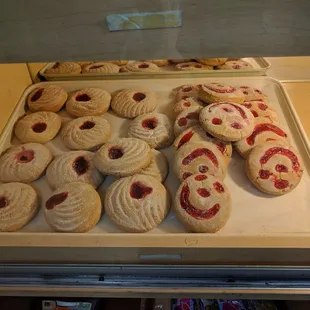 a variety of cookies