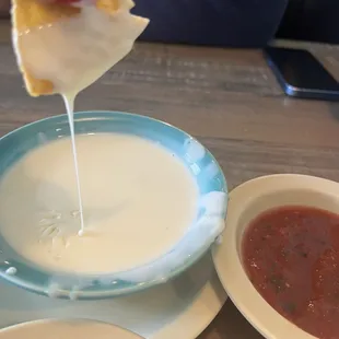 Queso dip - it was more milky and runny than I prefer