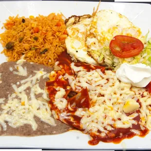 Chilaquiles (Option of Red or Green)