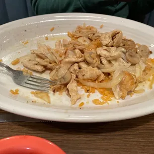 Wife working on her Arrroz Con Pollo ACP