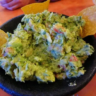 Fresh made guacamole