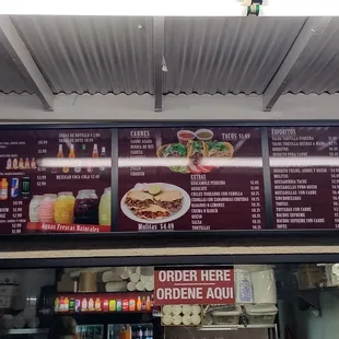 Menu part 1