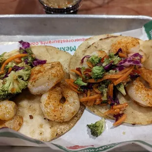 Shrimp tacos