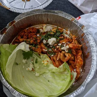 Mexican Lettuce Wraps (take out)