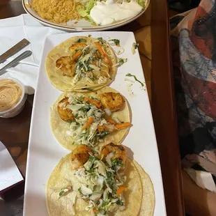 Shrimp tacos