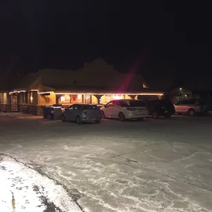 cars parked in a parking lot