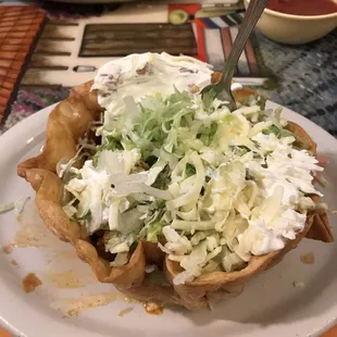 Chicken Fajita Taco Salad