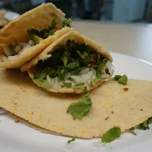 Gorditas &amp; Corn quesadilla