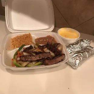 And this order was placed to go (via DoorDash delivery) I&apos;m so amazed and satisfied