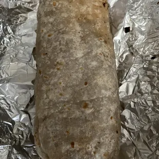 Regular asada burrito