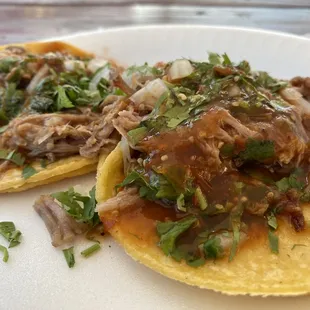 Carnitas tacos.