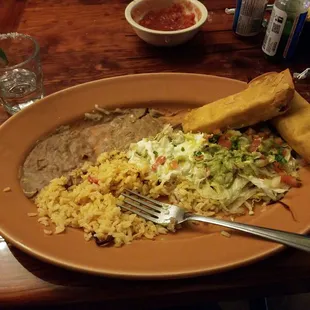 After eating two taquitos