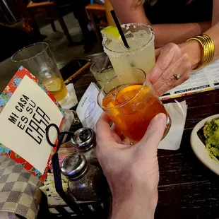 Makers Mark Old Fashioned y Margarita on the Rocks
