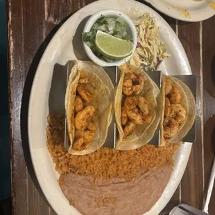 Shrimp tacos