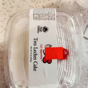 Tres leches cake (sister claims she brought it for me, all lies)