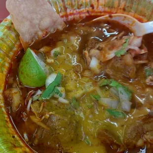 Yeah...looking at me and grinning