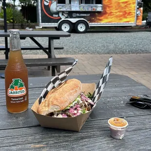 Bahn mi special.  The chef deserves the biggest smooch on the face for this one. Absolutely amazing!