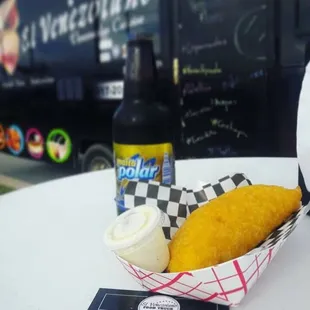 a basket of fish and chips