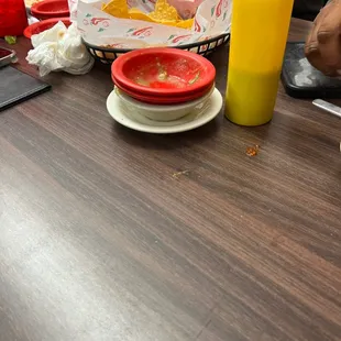 a table full of food