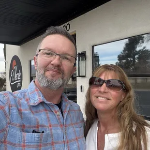 Just arrived after a long leg of our road trip.