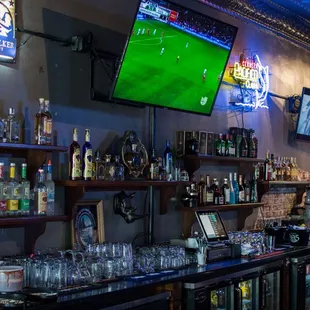 Good place to watch sports.