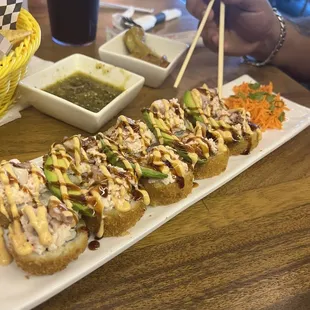 El Guamuchilito Roll muy delicioso 10/10