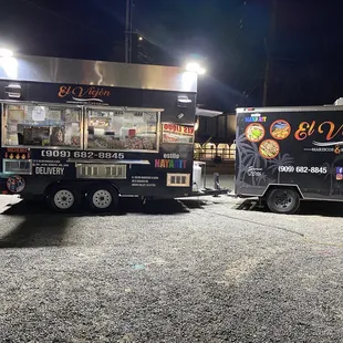two food trucks