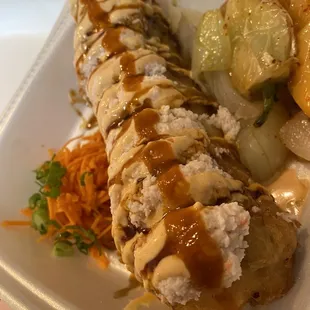 a plate of food