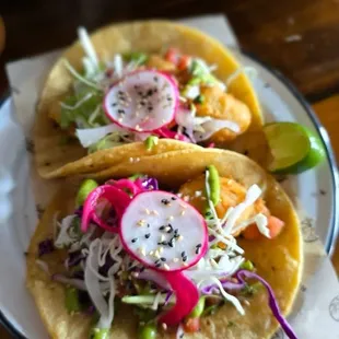 Cauliflower tacos - another favorite- vegan option