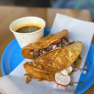 Cheesy Birria Taco