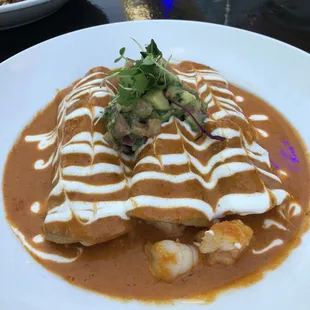 Morina Shrimp Enchiladas