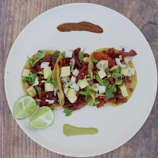 Order of three tacos! (Pastor)