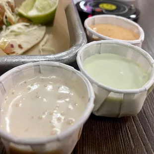 Habanero, Serrano  and chipotle salsa picante.