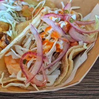 Taco de Camaron Enchilado