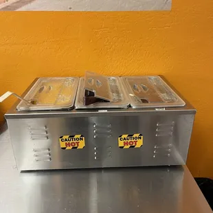 Side bar with nacho cheese