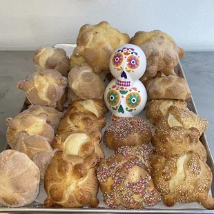 a variety of pastries