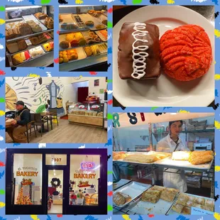 Montage of images from El Yucateco Bakery