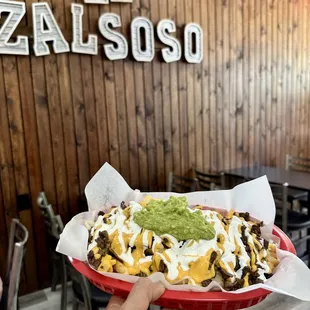 Asada fries grilled steak