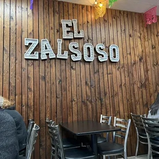 tables and chairs in a restaurant