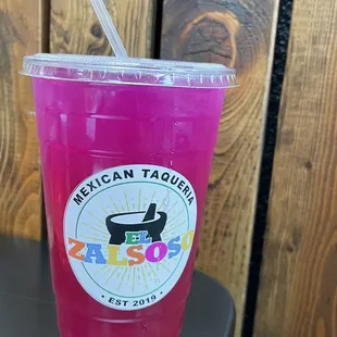 Prickly pear agua fresca