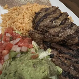 Carne asada plate