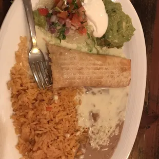 Chicken chimichanga