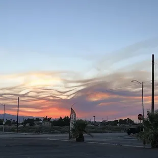The sky view