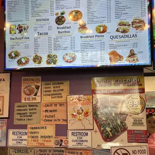 ramen and noodles, menu